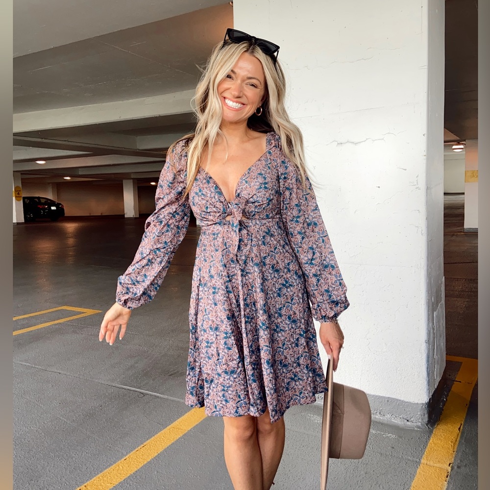 Floral dress size x small